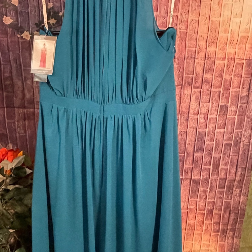 Elegant Teal Dress